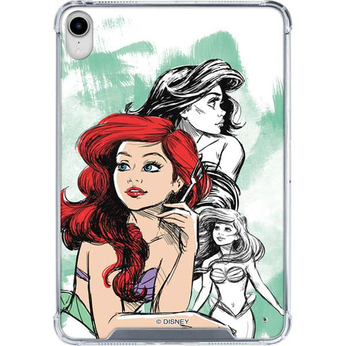 Disney Princess Ariel Sketch Art iPad 11th Gen (2025) Clear Case