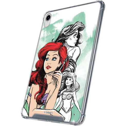Disney Princess Ariel Sketch Art iPad 11th Gen (2025) Clear Case