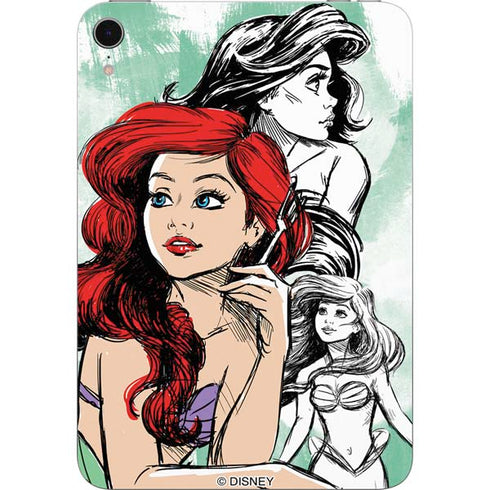 Disney Princess Ariel Sketch Art Apple iPad Mini Skin
