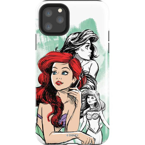 Disney Princess Ariel Sketch Art iPhone Cases