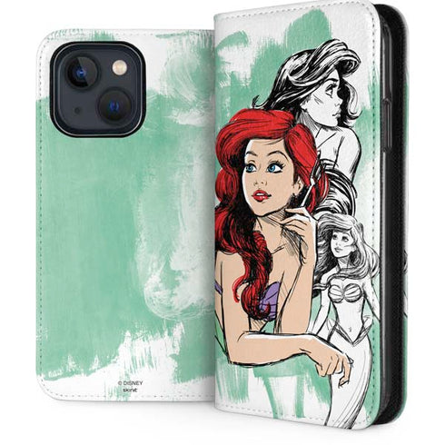 Disney Princess Ariel Sketch Art iPhone Cases