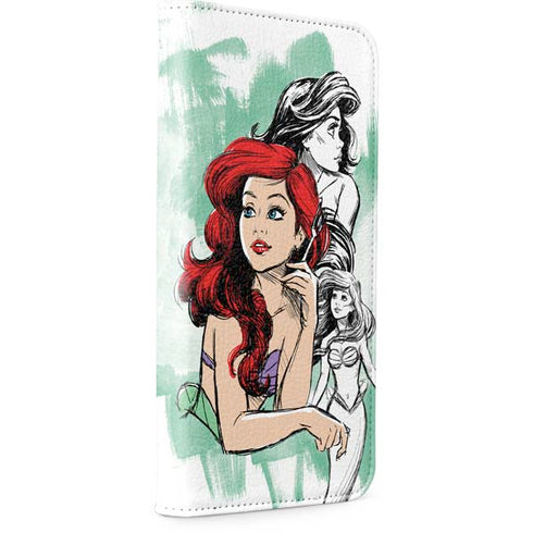 Disney Princess Ariel Sketch Art iPhone 15 Pro Folio Case