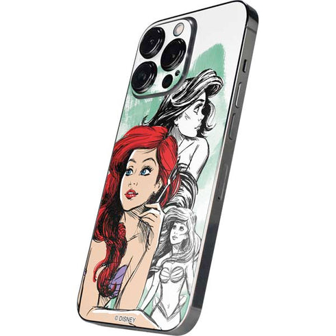 Disney Princess Ariel Sketch Art iPhone 15 Pro Max Skin