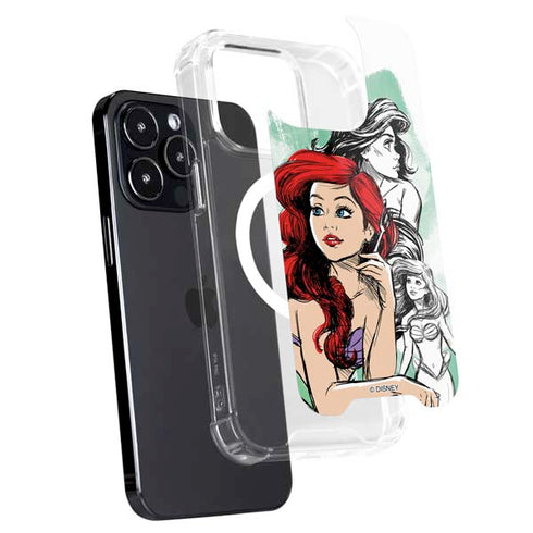 Disney Princess Ariel Sketch Art iPhone 16 Pro Max MagSafe Case