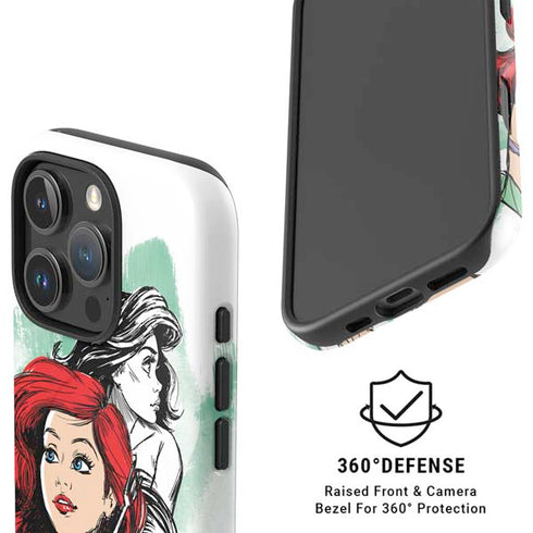 Disney Princess Ariel Sketch Art iPhone 16 Pro Max Magsafe Impact Case