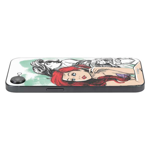 Disney Princess Ariel Sketch Art iPhone 16e Skin