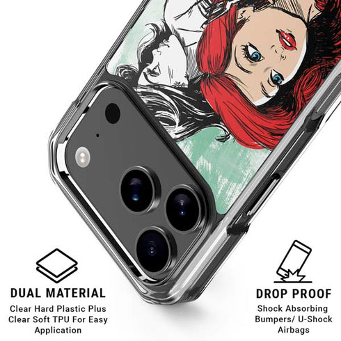 Disney Princess Ariel Sketch Art iPhone 18 Pro Clear Case