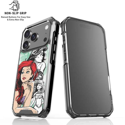 Disney Princess Ariel Sketch Art iPhone 18 Pro Clear Case