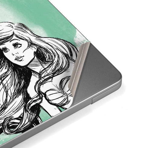 Disney Princess Ariel Sketch Art Apple MacBook Pro 14-inch Skin