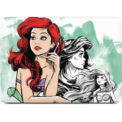 Disney Princess Ariel Sketch Art Apple MacBook Pro 16-inch Skin