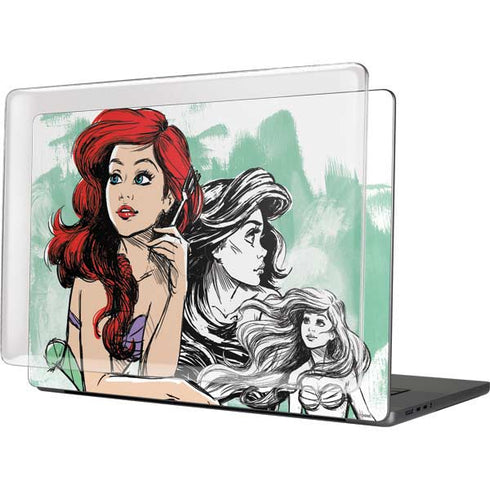 Disney Princess Ariel Sketch Art MacBook Cases