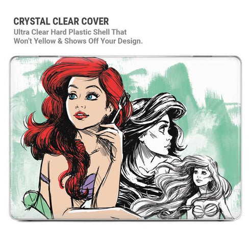 Disney Princess Ariel Sketch Art MacBook Cases