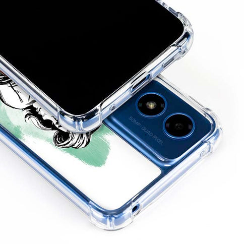 Disney Princess Ariel Sketch Art Moto G 5G (2024) Clear Case