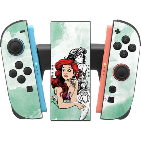 Disney Princess Ariel Sketch Art Nintendo Switch 2 (2025) Joy-Con Controller Skin