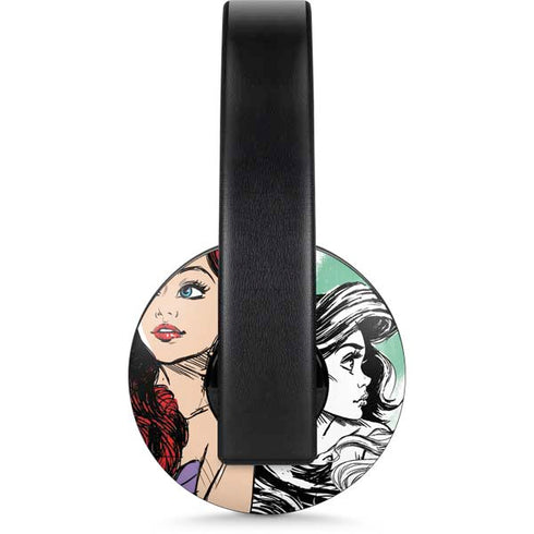 Disney Princess Ariel Sketch Art PlayStation 4 Gold Wireless Headset Skin