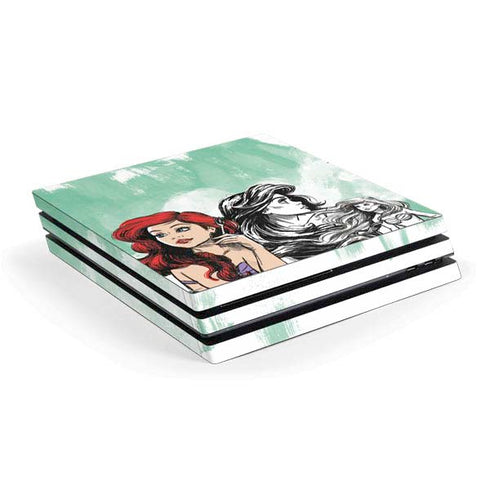Disney Princess Ariel Sketch Art PlayStation PS4 Skins