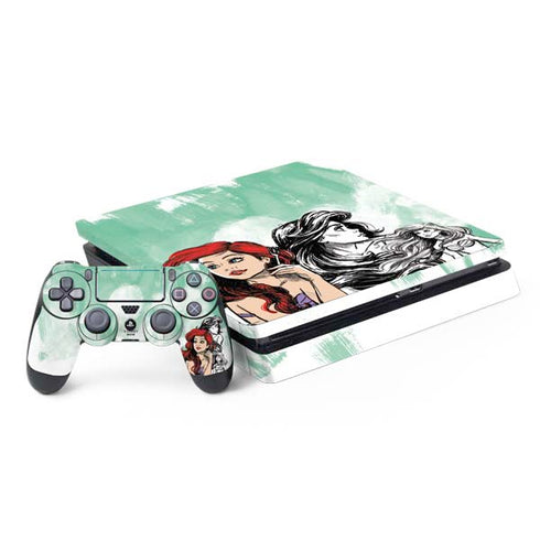 Disney Princess Ariel Sketch Art PlayStation PS4 Skins