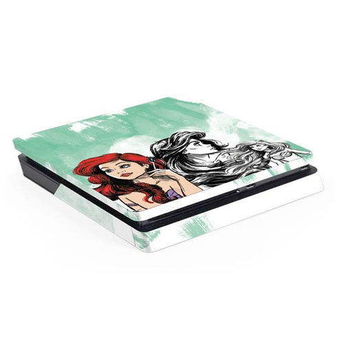 Disney Princess Ariel Sketch Art PlayStation PS4 Skins