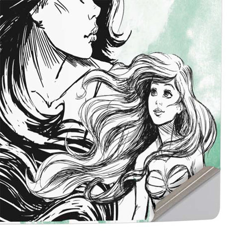 Disney Princess Ariel Sketch Art PS5 Slim Digital Edition Console Skin