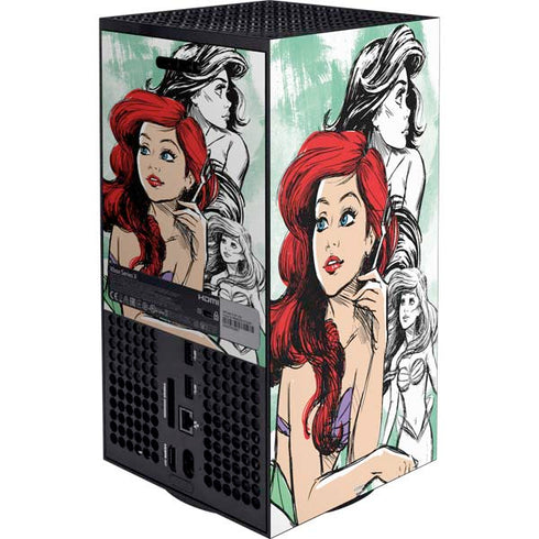 Disney Princess Ariel Sketch Art XBox Series X Digital Edition Bundle Skin