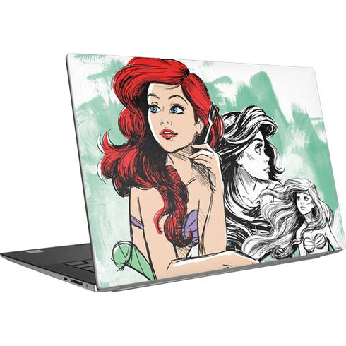 Disney Princess Ariel Sketch Art Dell XPS Skin