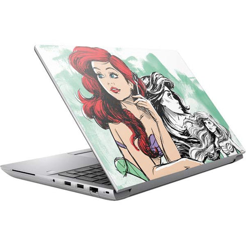 Disney Princess Ariel Sketch Art HP ZBook Fury 16 G10 Skin