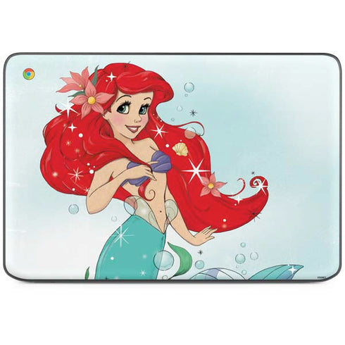 Disney The Little Mermaid Ariel Sparkles Art HP Chromebook Skin