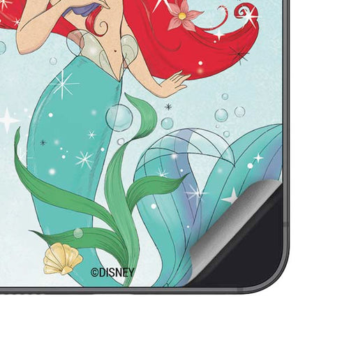 Disney The Little Mermaid Ariel Sparkles Art Galaxy A16 5G Skin