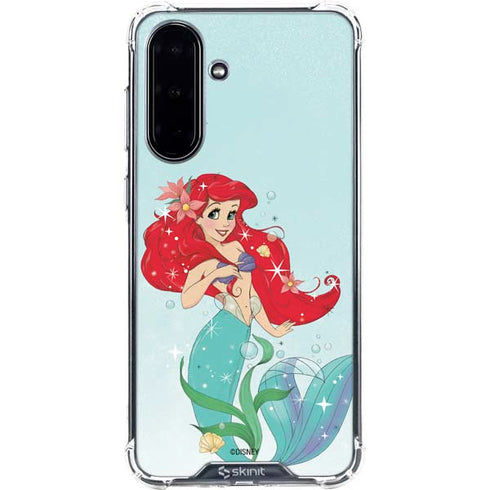 Disney The Little Mermaid Ariel Sparkles Art Galaxy A36 5G Clear Case