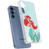 Disney The Little Mermaid Ariel Sparkles Art Galaxy A55 5G Clear Case