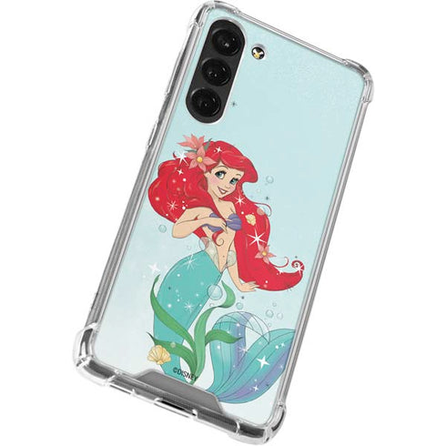 Disney The Little Mermaid Ariel Sparkles Art Galaxy S24 FE Clear Case