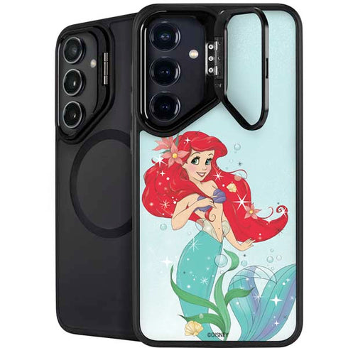 Disney The Little Mermaid Ariel Sparkles Art Galaxy S25 Plus Kickstand Case