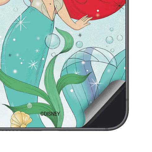 Disney The Little Mermaid Ariel Sparkles Art Galaxy S25 Plus Skin