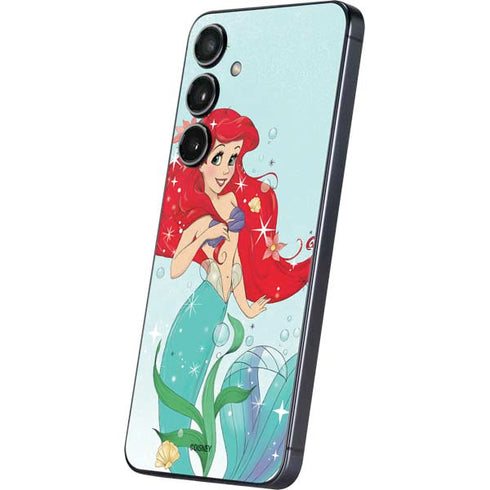Disney The Little Mermaid Ariel Sparkles Art Galaxy S25 Skin