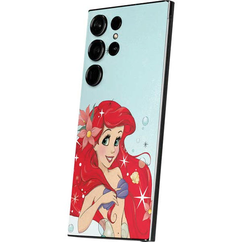 Disney The Little Mermaid Ariel Sparkles Art Galaxy S25 Ultra Skin