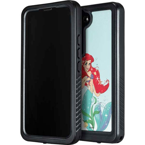 Disney The Little Mermaid Ariel Sparkles Art Galaxy S24 Waterproof Case