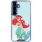 Disney The Little Mermaid Ariel Sparkles Art Galaxy S25 Clear Case