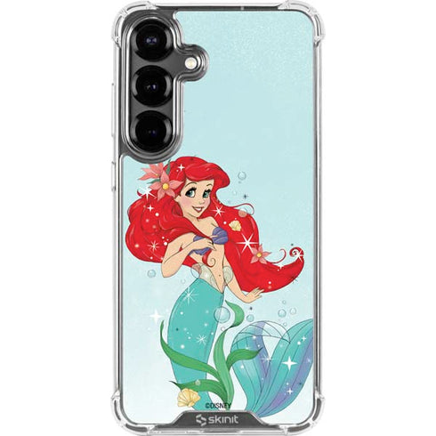 Disney The Little Mermaid Ariel Sparkles Art Galaxy S26 Clear Case