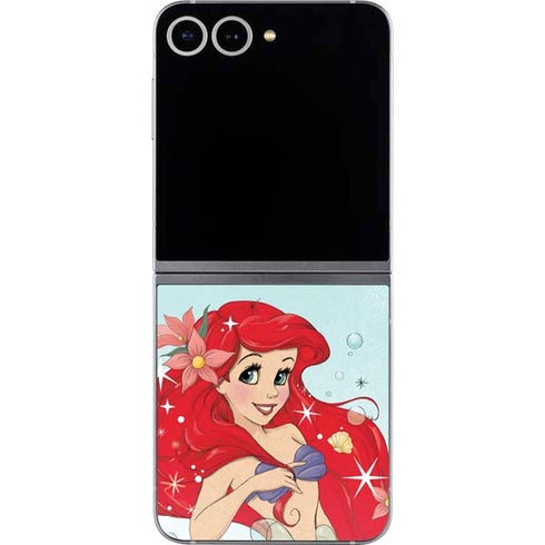 Disney The Little Mermaid Ariel Sparkles Art Galaxy Z Flip6 Skin