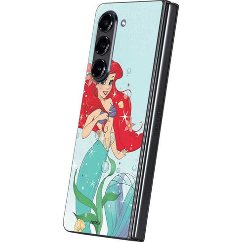 Disney The Little Mermaid Ariel Sparkles Art Galaxy Z Fold5 5G Skin