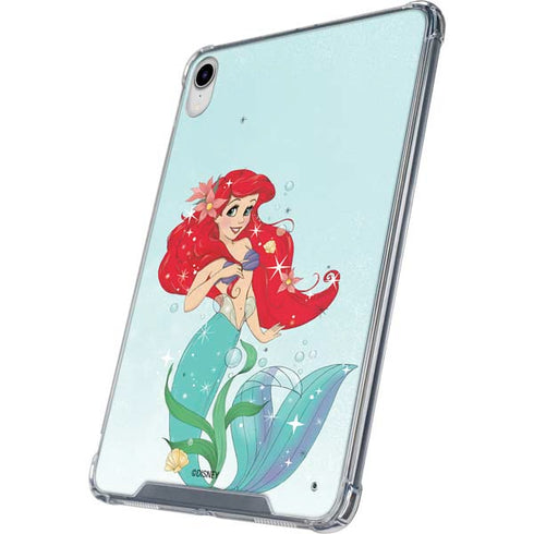 Disney The Little Mermaid Ariel Sparkles Art iPad 11th Gen (2025) Clear Case