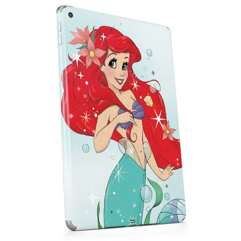 Disney The Little Mermaid Ariel Sparkles Art Apple iPad Skin
