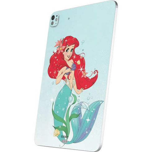 Disney The Little Mermaid Ariel Sparkles Art iPad Pro 13in M4 (2024) Skin