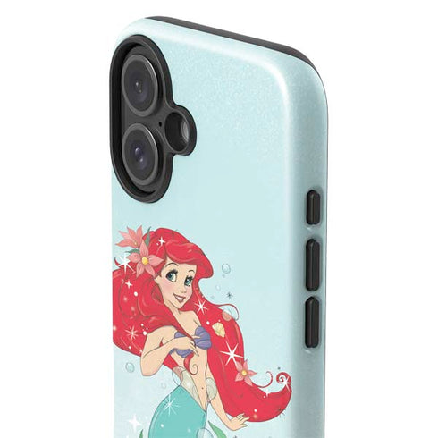 Disney The Little Mermaid Ariel Sparkles Art iPhone 16 Impact Case
