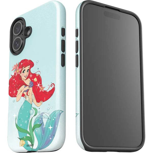 Disney The Little Mermaid Ariel Sparkles Art iPhone 16 Impact Case