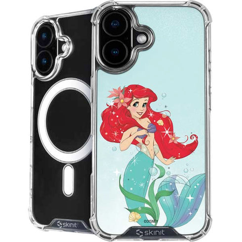 Disney The Little Mermaid Ariel Sparkles Art iPhone 16 MagSafe Case