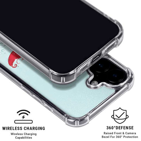 Disney The Little Mermaid Ariel Sparkles Art iPhone 16 MagSafe Case