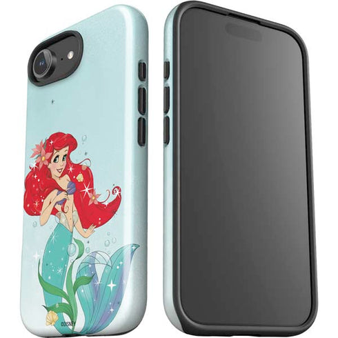 Disney The Little Mermaid Ariel Sparkles Art iPhone 16e Impact Case