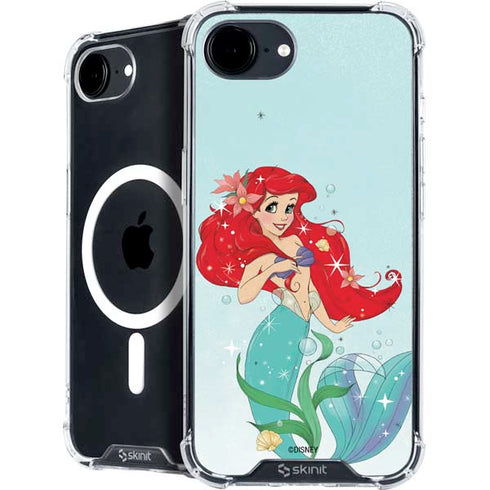 Disney The Little Mermaid Ariel Sparkles Art iPhone 16e MagSafe Case