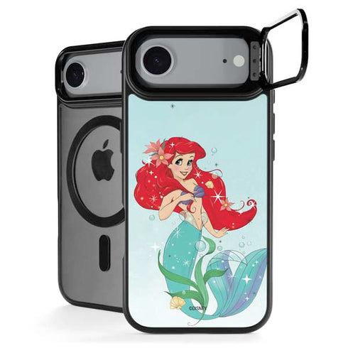 Disney The Little Mermaid Ariel Sparkles Art iPhone 17 Air Kickstand Case